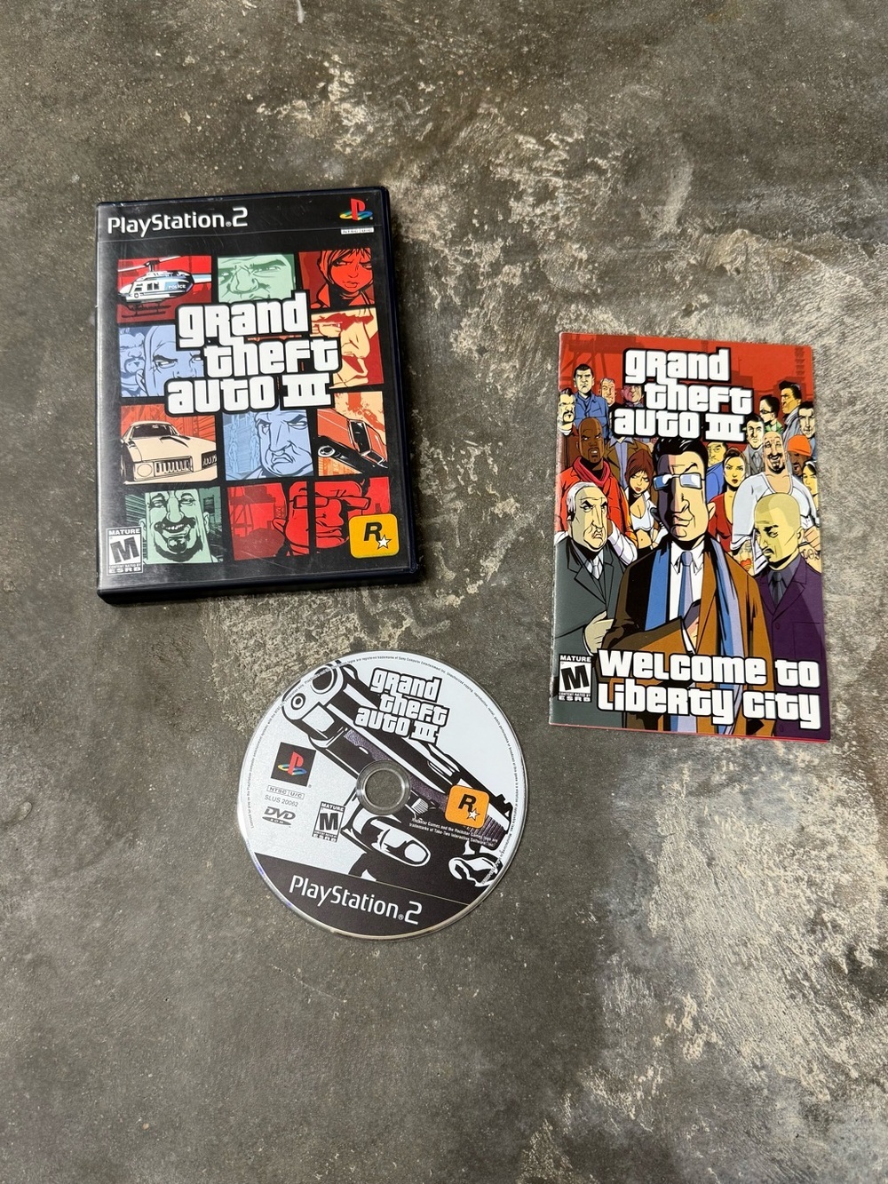 Grand Theft Auto III GTA 3 PS2 Complete CIB PlayStation 2 Tested